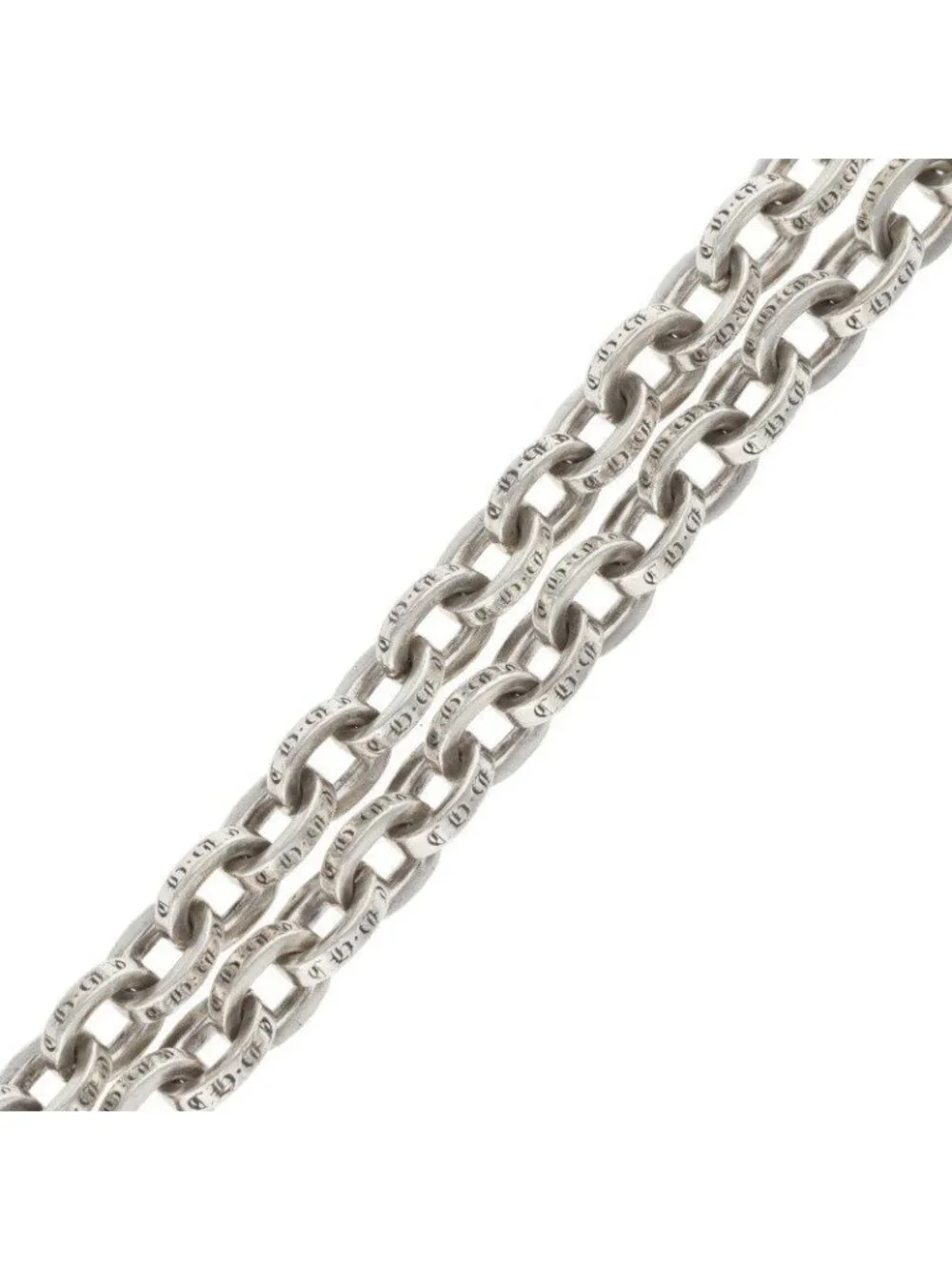 Chrome Hearts Paper Chain Silver Bracelet